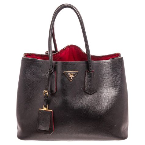 prada tote bag leather|Prada saffiano leather tote bag.